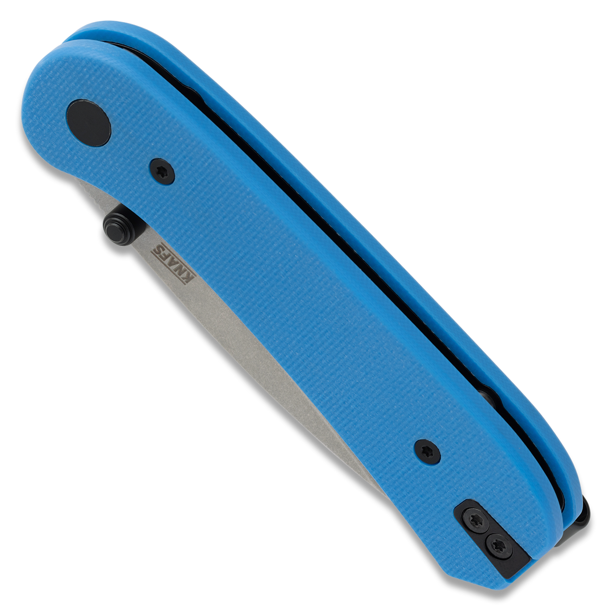 KNAFS-00065 Knafs - Lander 1 Knife - Blue + Grey Stonewash Folded Front/Bottom