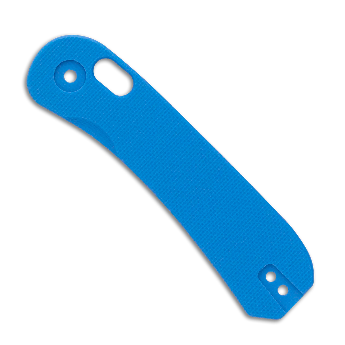 Lander 3 Knife Scales - Flat G10 - Blue - front scale