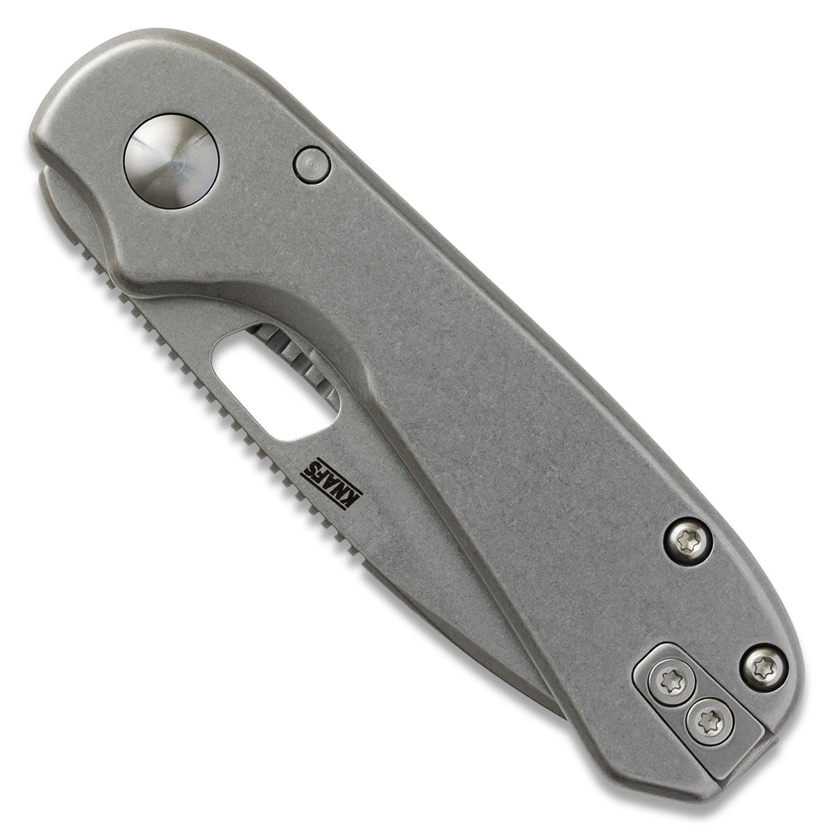 KNAFS-00396
Lander 5 Silver folding knife on a white background