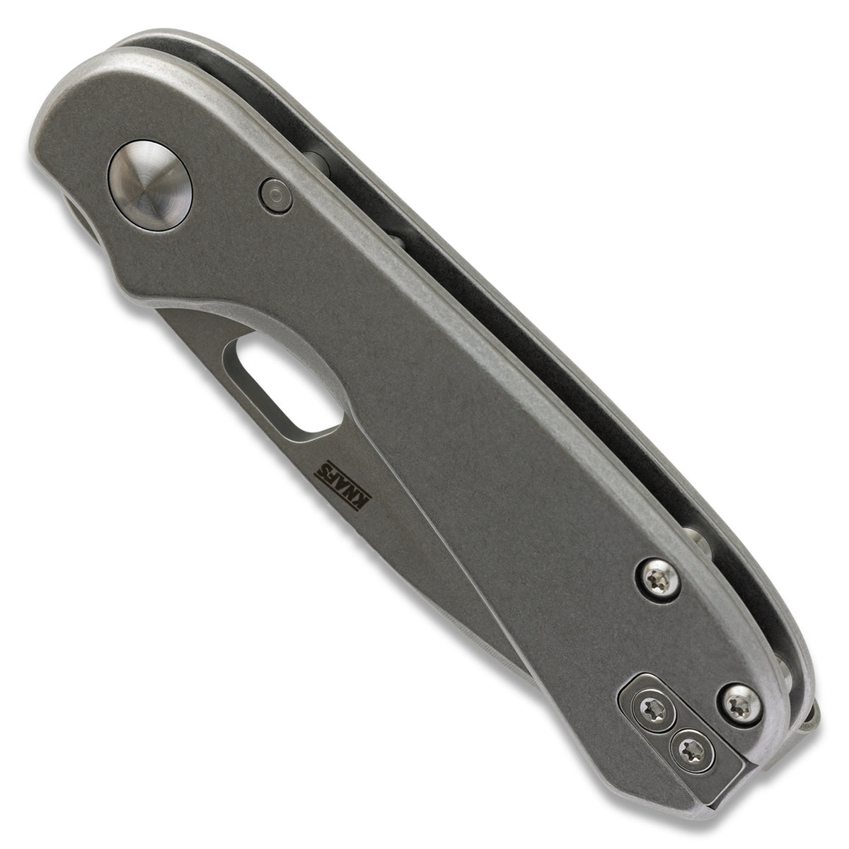KNAFS-00396
Lander 5 Gray folding knife on a white background