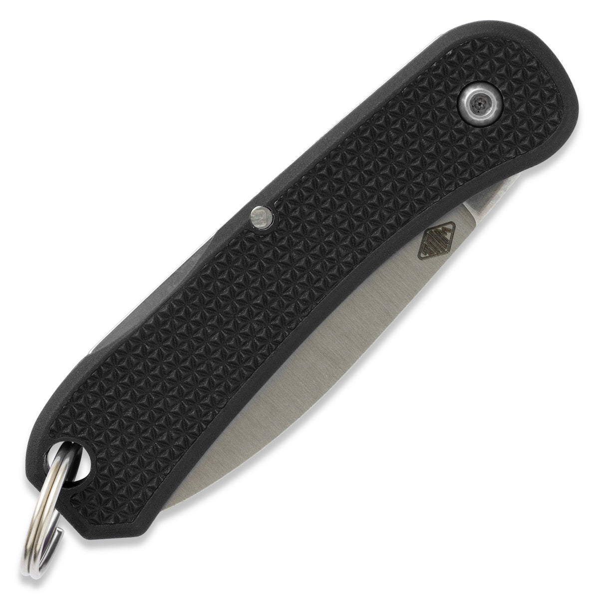 KNAFS-00425-Knafs Lander 6 Keychain knife Black back closed