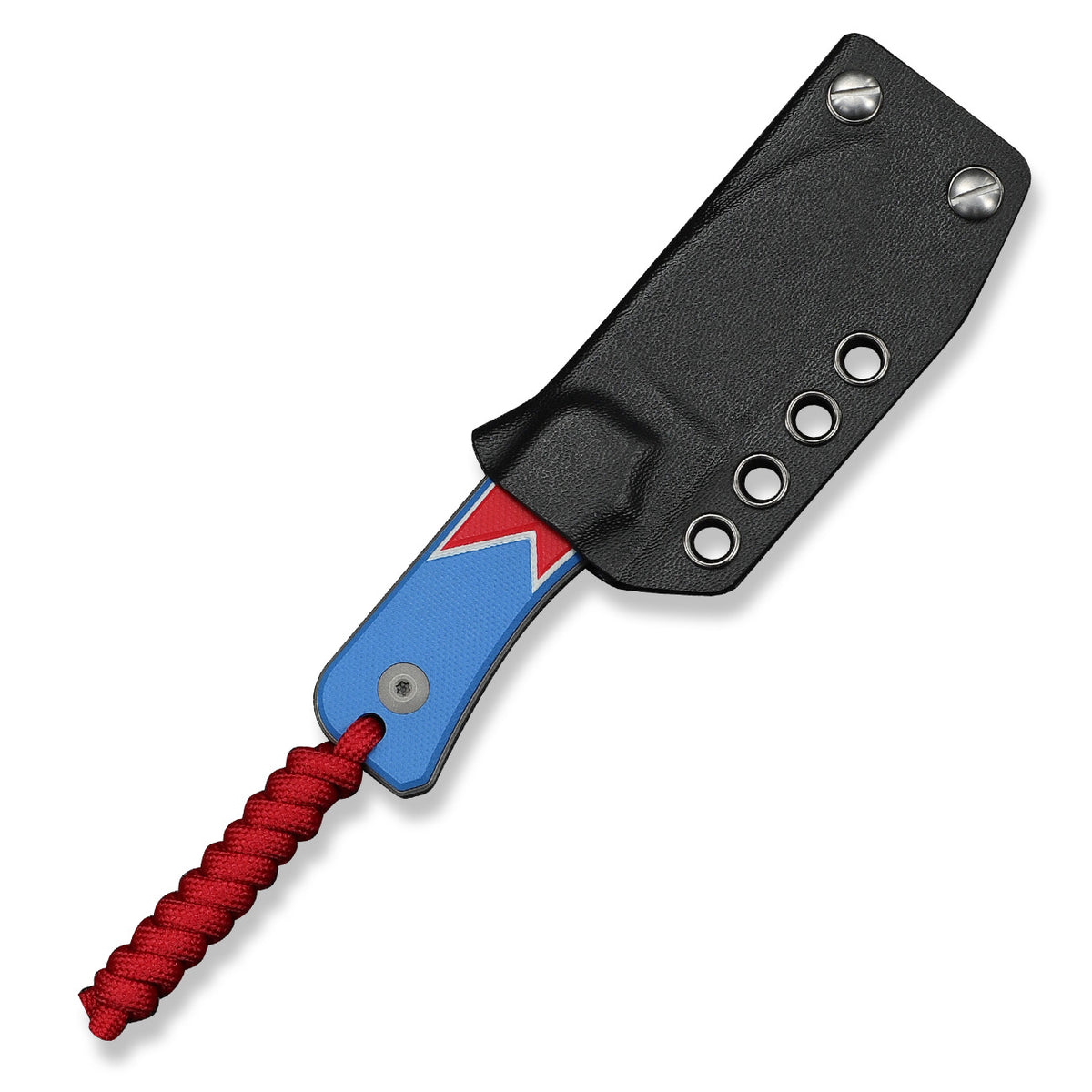 KNAFS-00669 Baby Banter Fixed Blade Knife- Jump Back in Sheath