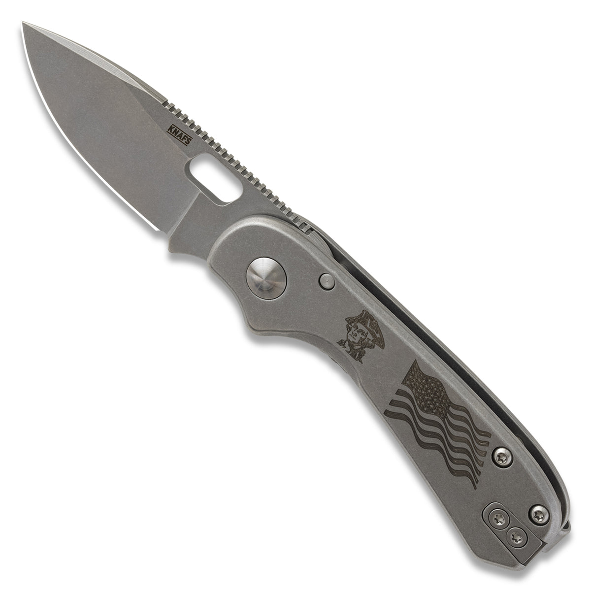 Lander 5 pocket knife, OG Washington edition, open, back view