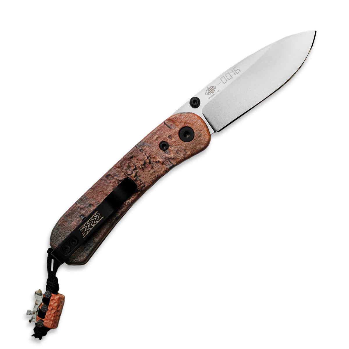 Knafs x Chroma Scales Mars Lander (Limited Edition) knife, open, full blade profile