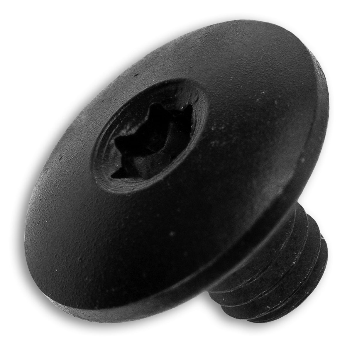 Pivot Screw for Lander 2/3 in black finish, close-up product shot