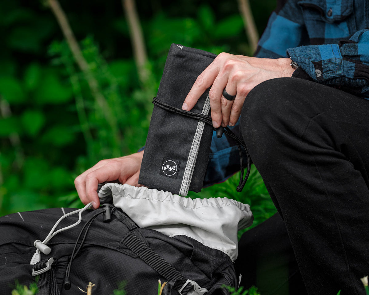 Tool Burrito - Knife Maintenance Roll Pouch - lifestyle photo