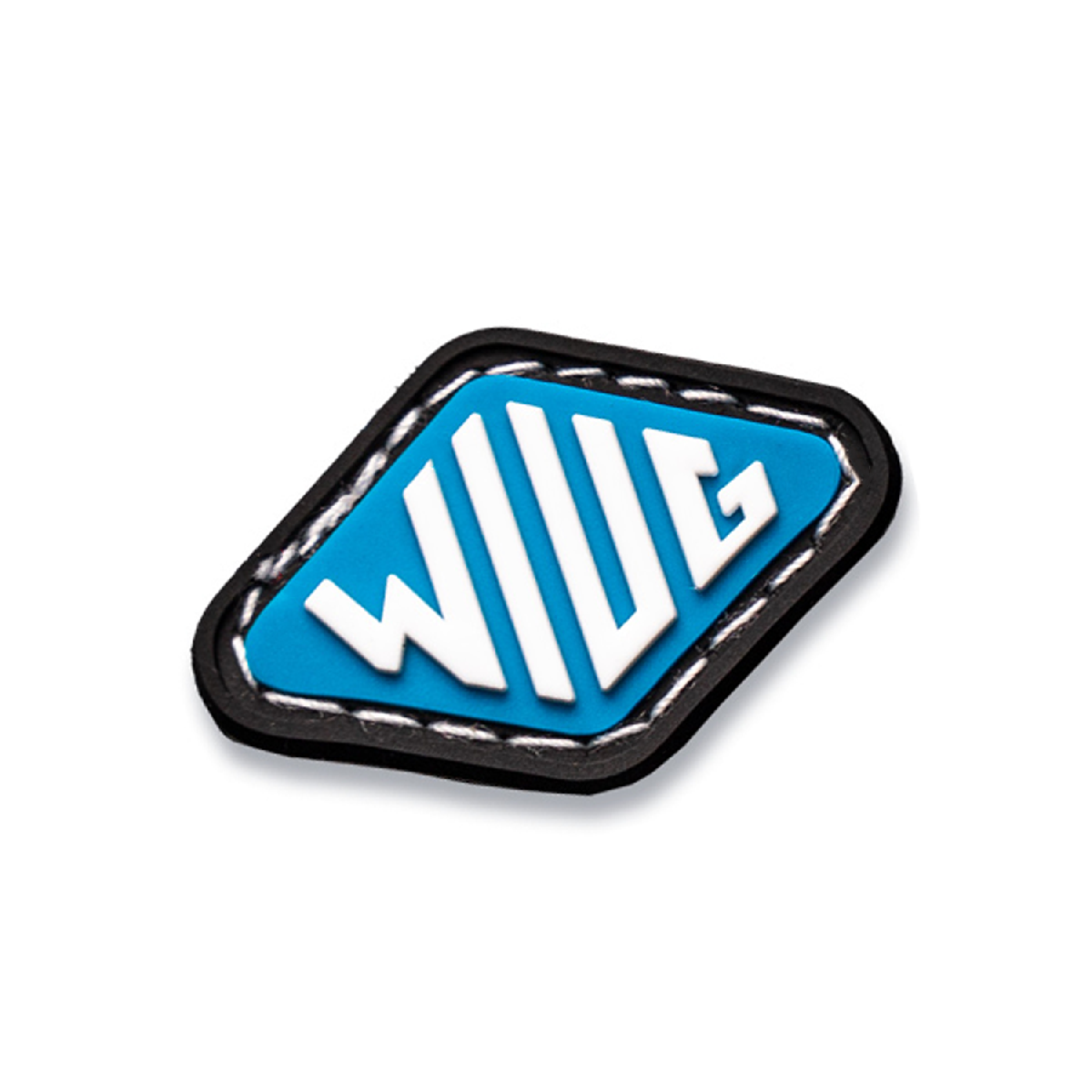 Ben Blue Banter 7-in-1 Bundle included item, a blue and white WIUG diamond patch