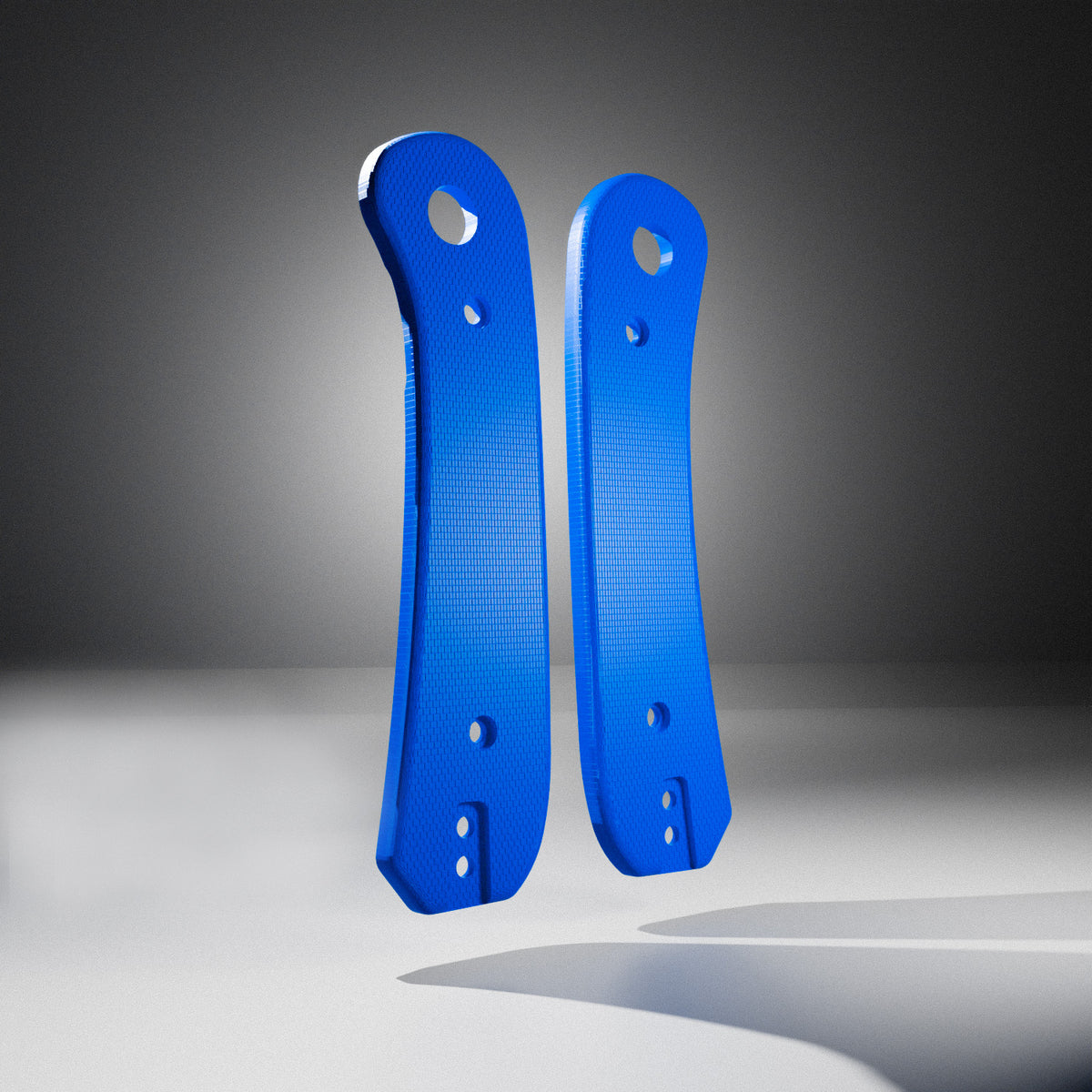 Lander 1 Scale 3D print download, blue CAD render of the scale pair