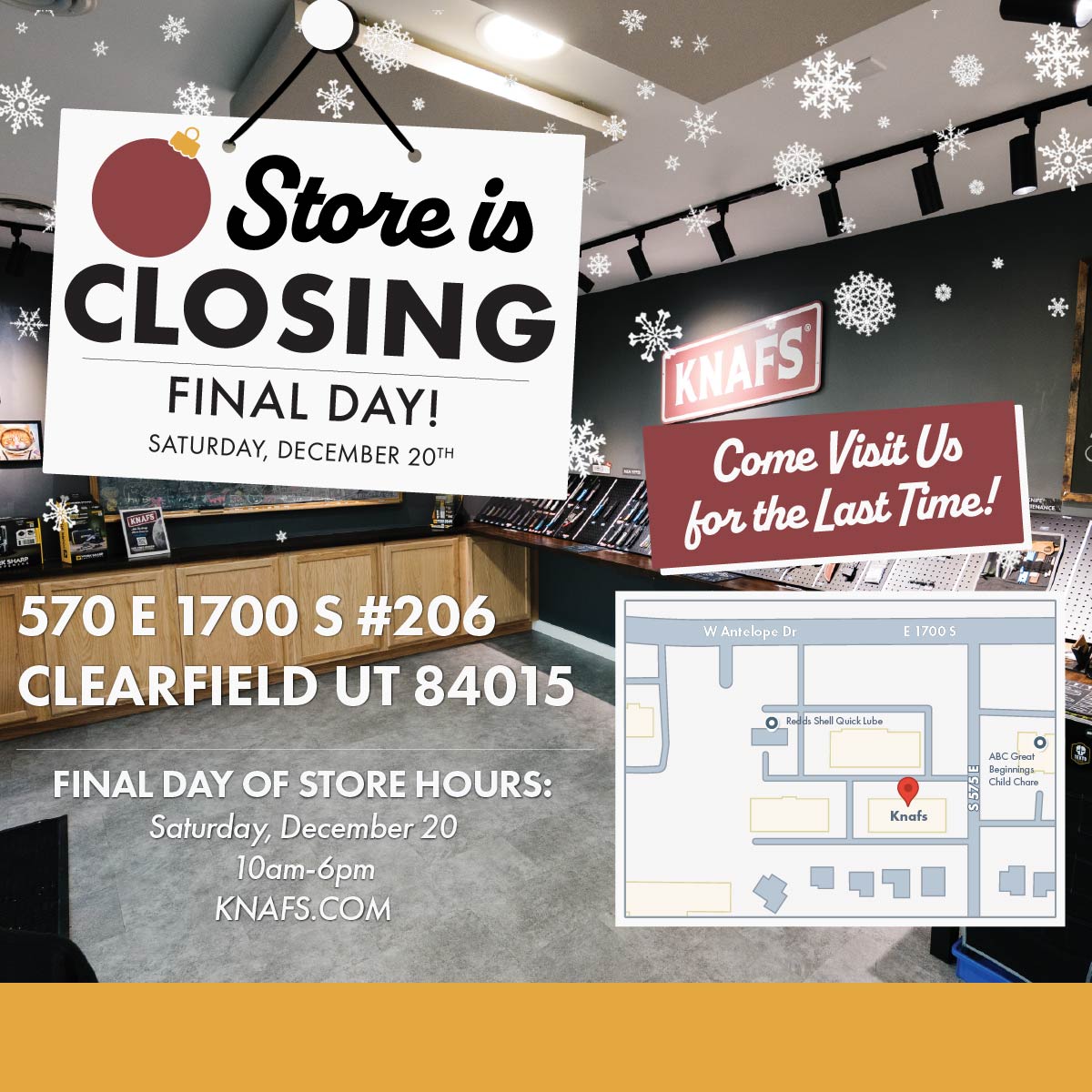 Storefront is Closing