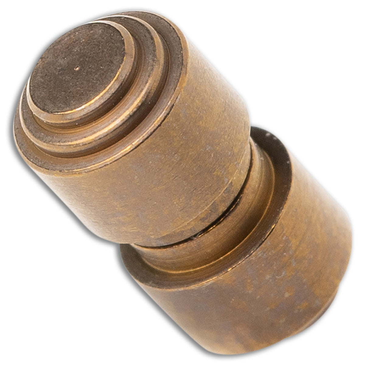 Bronze titanium thumb stud for Lander 2/3 knife, stonewashed finish