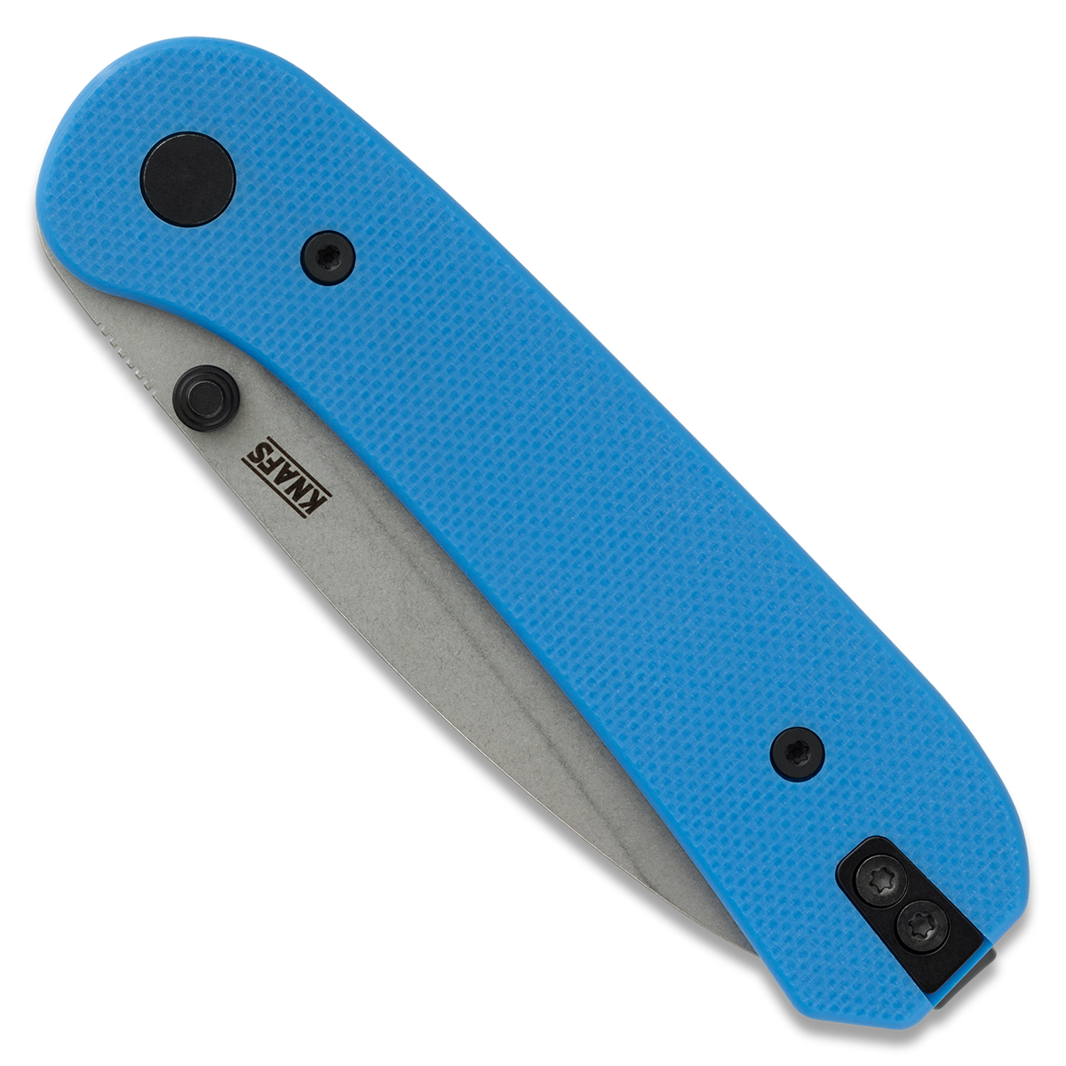KNAFS-00065 Knafs - Lander 1 Knife - Blue + Grey Stonewash Folded Front
