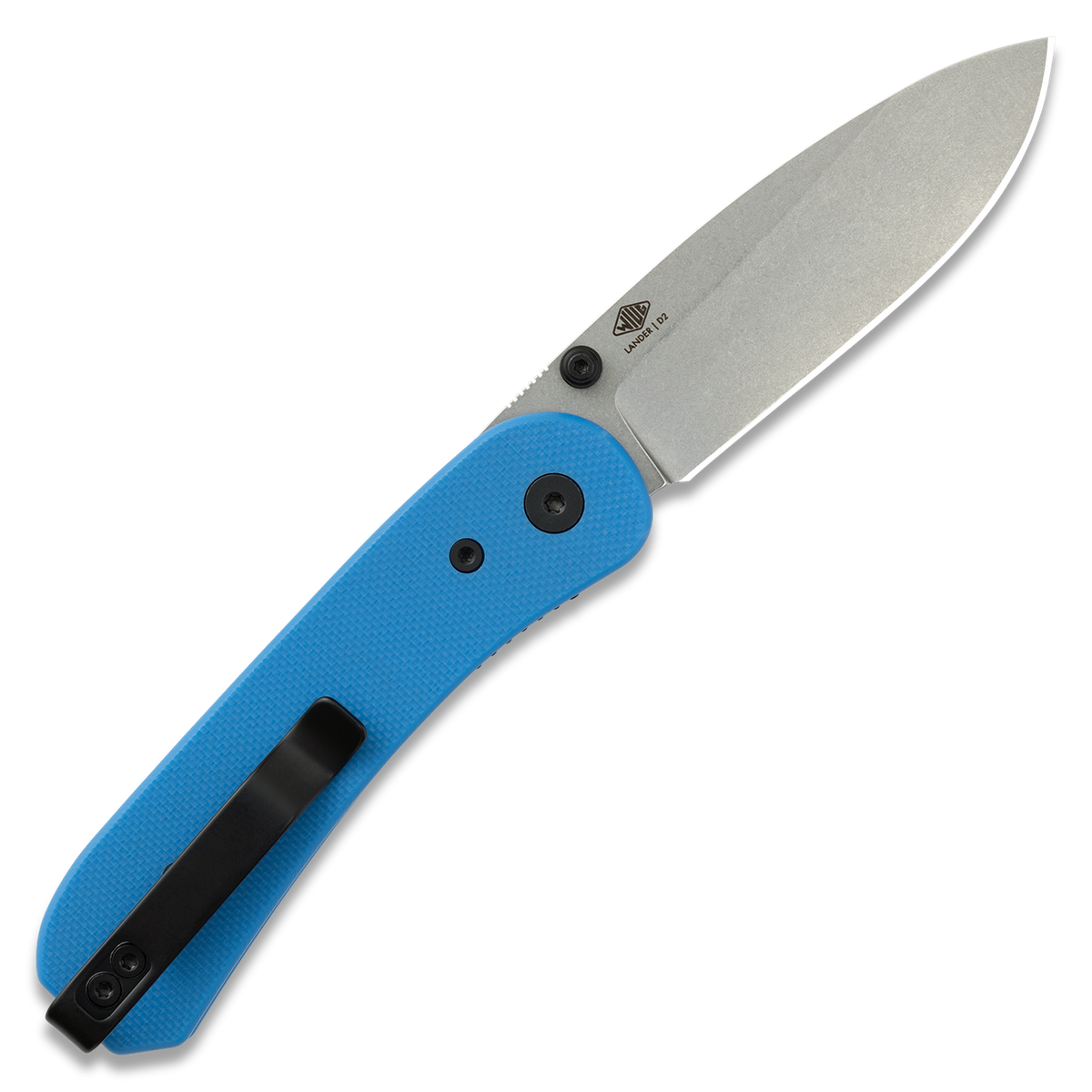 KNAFS-00065 Knafs - Lander 1 Knife - Blue + Grey Stonewash Open Back