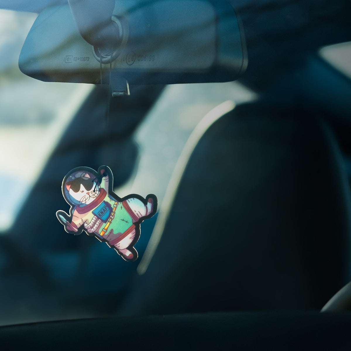 Space Kitty Air Freshener - Hang to the  car mirror