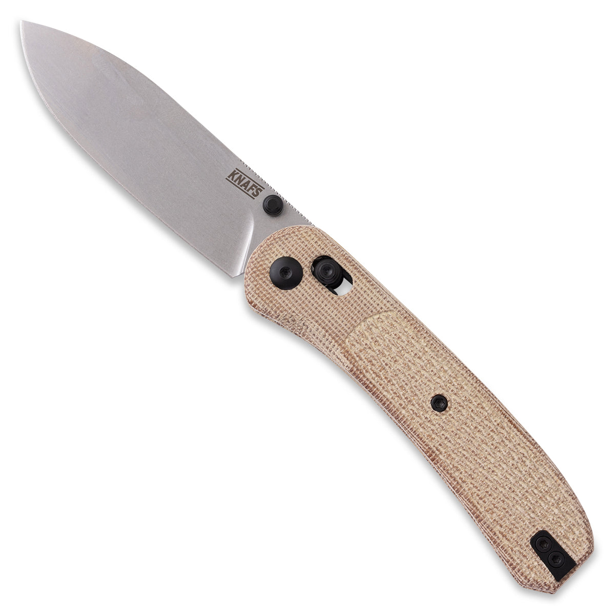 Lander 2 Knife Scalse - Barnescraft Peanut Micarta - Single scale on knife