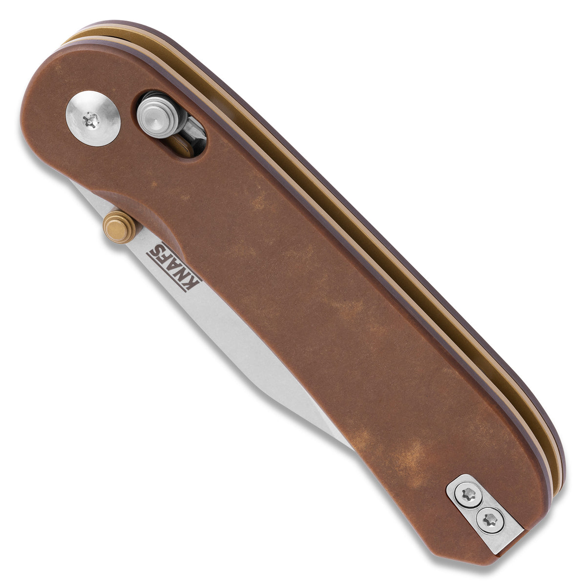 KNAFS-00392
Lander 3 Pocket Knife S35VN Clip Point  angled front closed