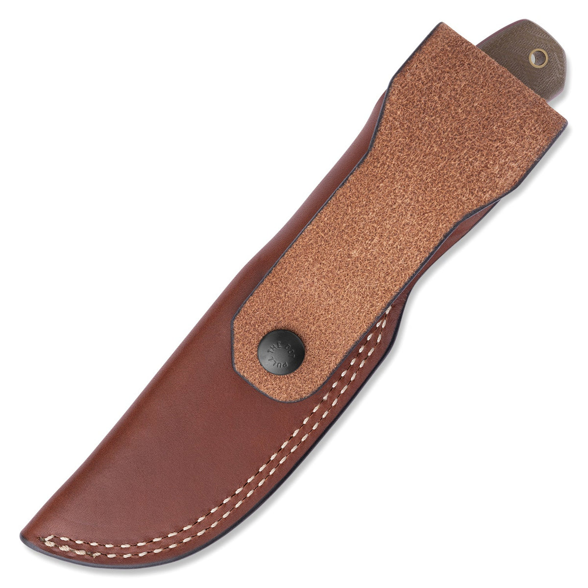 KNAFS-00553 Knafs Large Lulu Leather Sheath-back with knife
