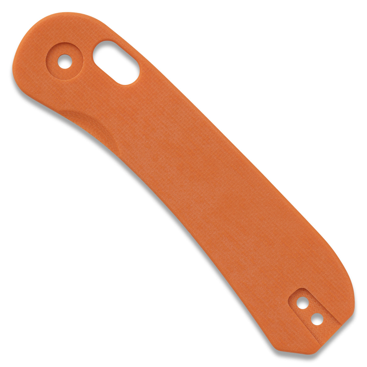 Lander 3 Knife Scales in Flat G10, single tan textured scale, standalone product shot