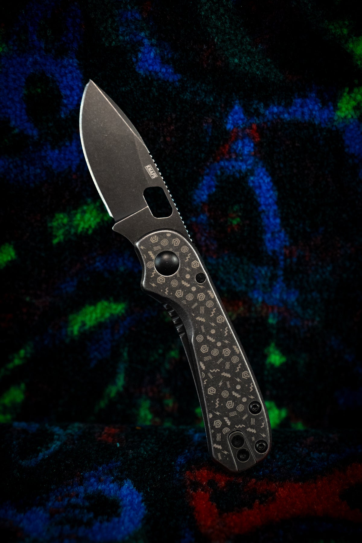 open folding knife
