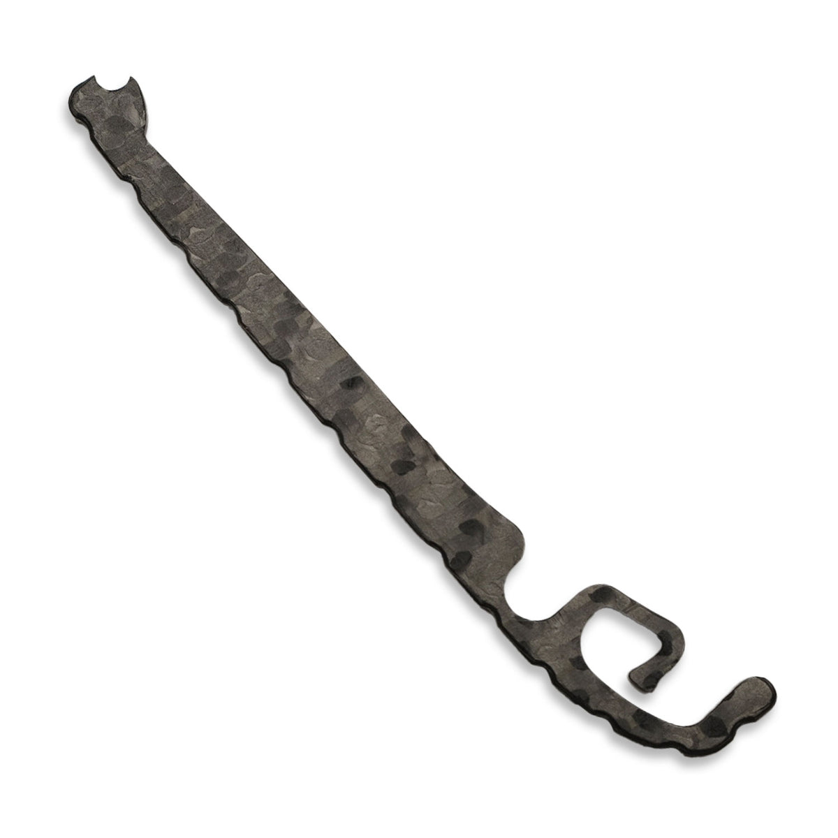 Unlocked Composites Lander 1 Backspacer in a gray finish, standalone flat lay