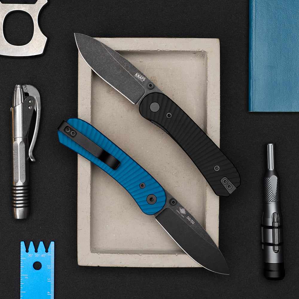 Lander 1 Pocket Knife Limited Edition packaging graphic showing the knife and included accessories