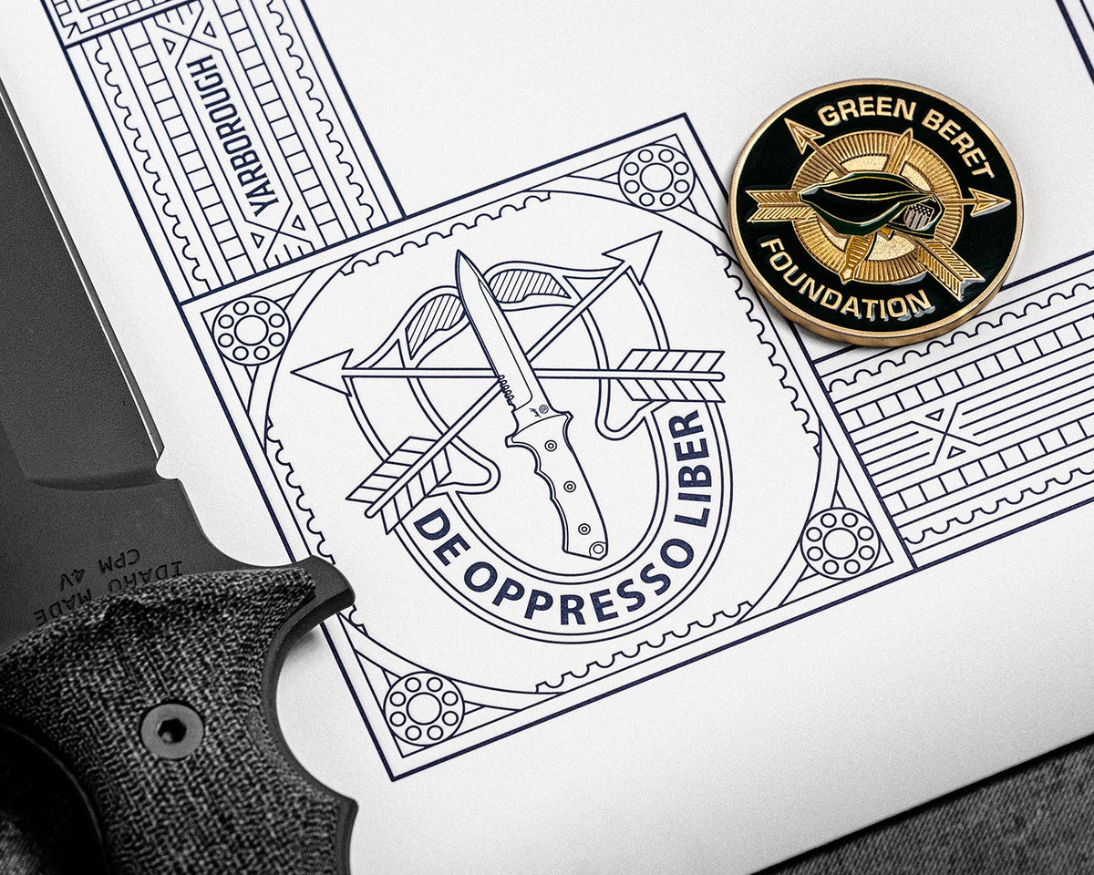Close-up corner of the Sebenza Letterpress Premium Poster showing the embossed wax seal emblem on textured paper