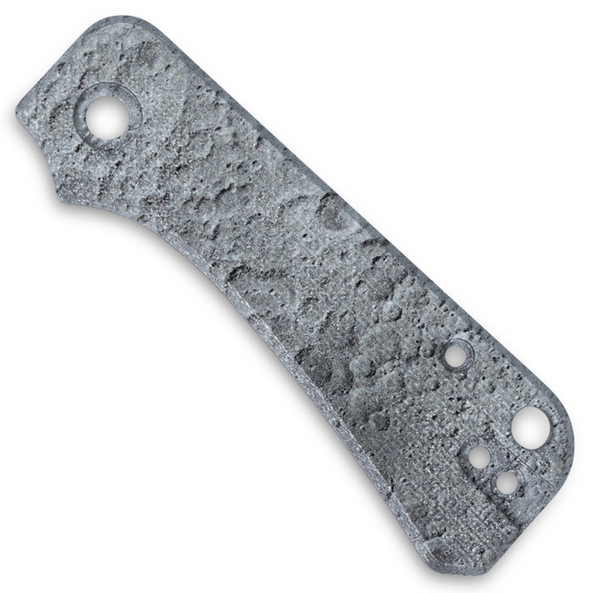 Lunar Surface Baby Banter Scales, gray textured scale resembling the moon's surface, front view
