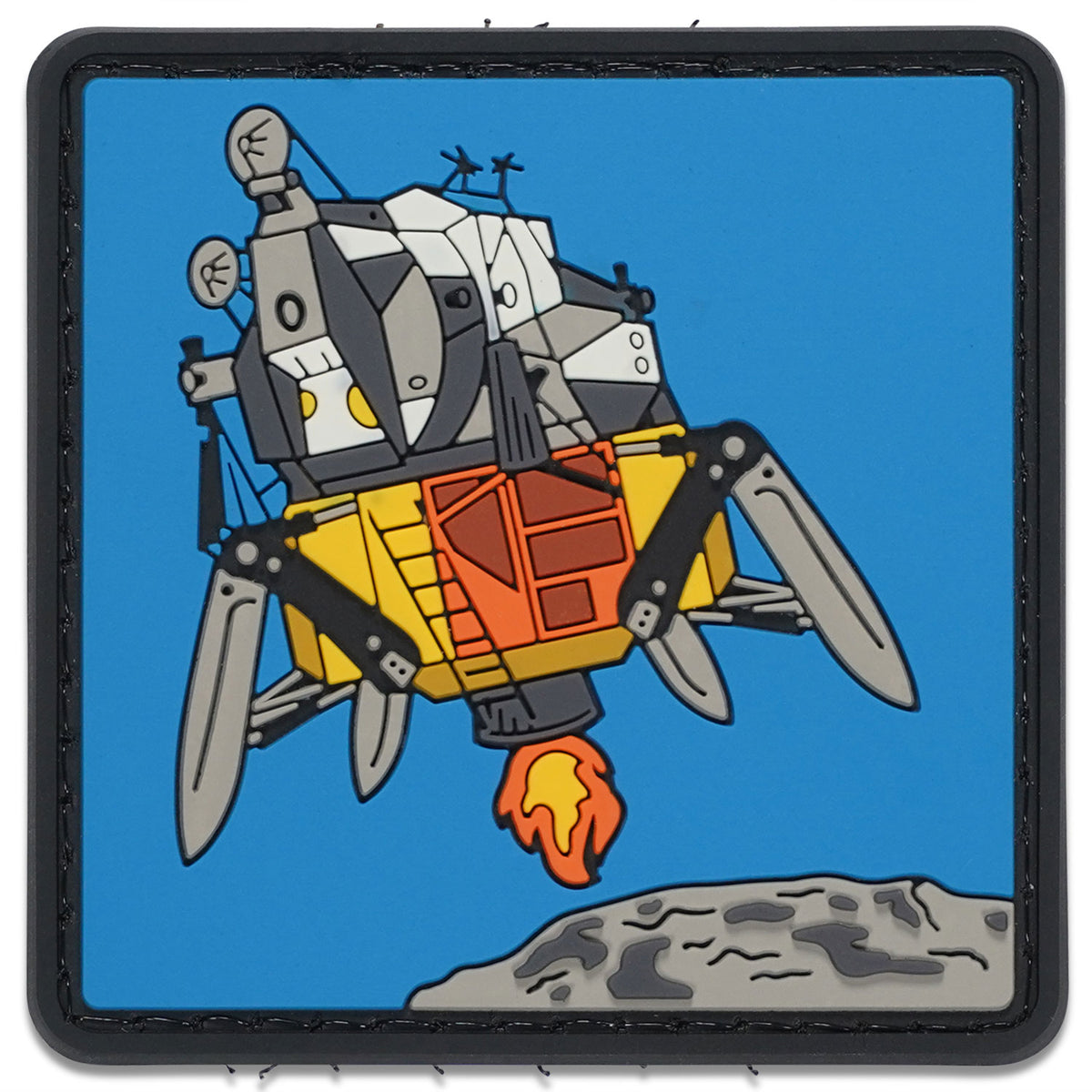 Lunar Lander Knife Patch - Front View Upclose